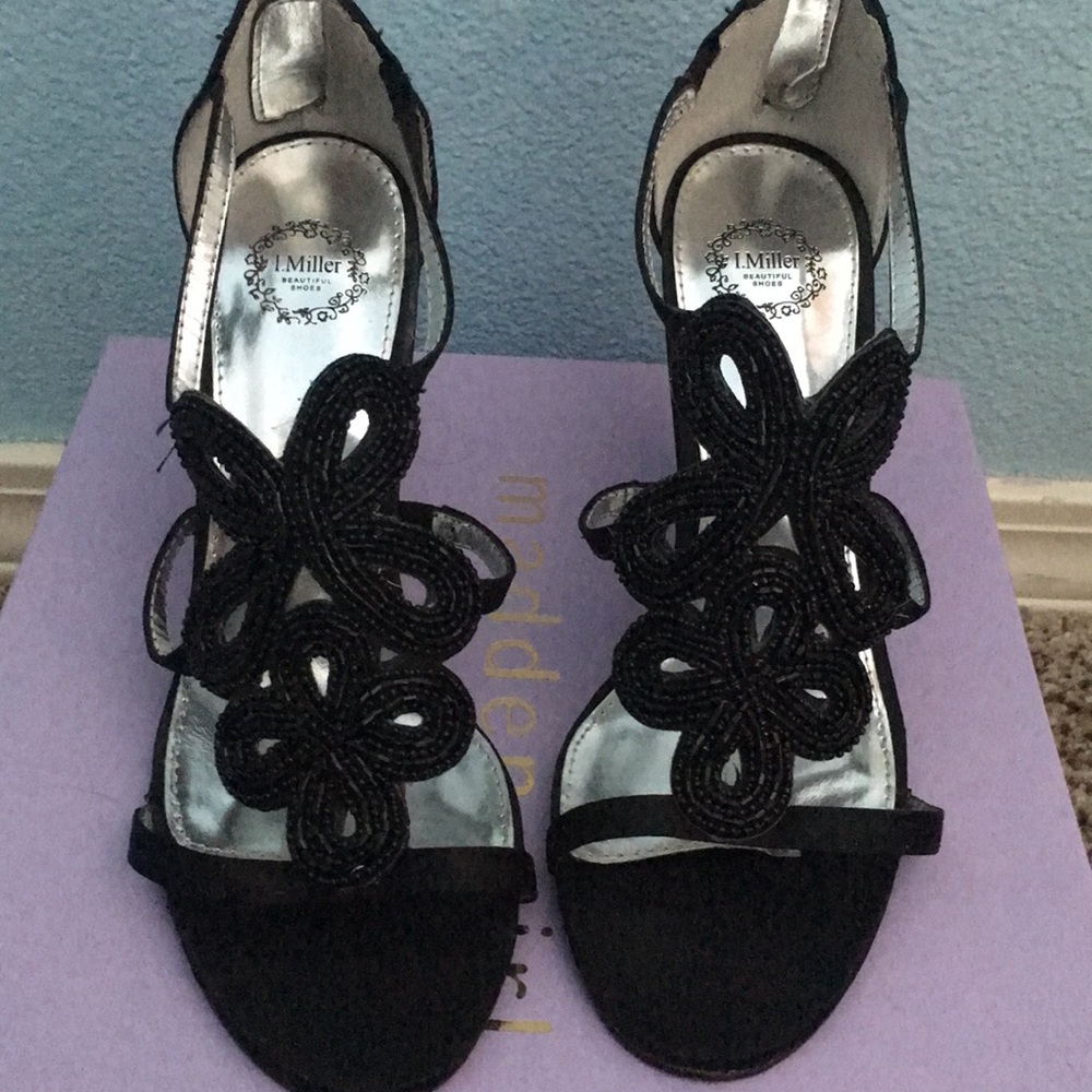 Black open toed High Heels